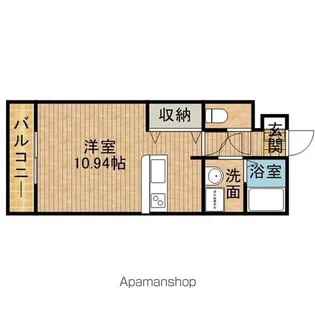 カトルパレ駅南【4階】の間取り