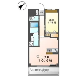 (仮称)門司区松原マンション【203号室】の間取り