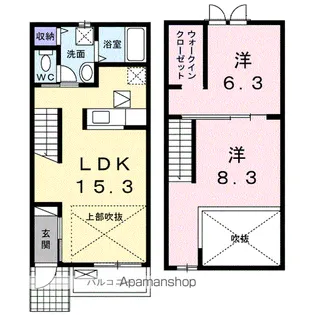 クレストール Ⅱ【1階】の間取り