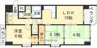 リアライズ荒本【9階】の間取り