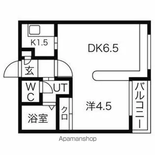 ダイアナ白石ヒルズ I【108号室】の間取り