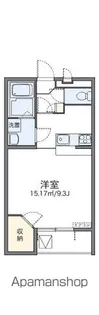 レオネクスト大安 二【3階】の間取り