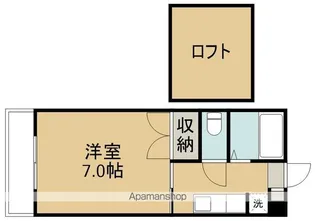 プリンスコートオークD棟【102号室】の間取り