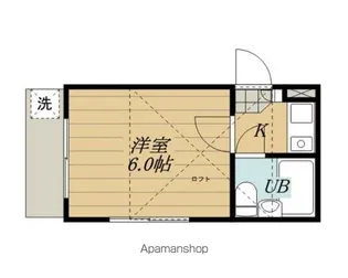 ジュネス弐番館【1階】の間取り