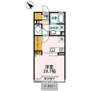 ミーティス B【2階】の間取り