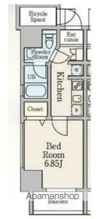 コルヌイエ南阿佐谷【6階】の間取り