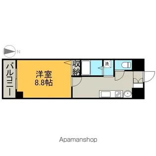 ソレアード関戸【7階】の間取り