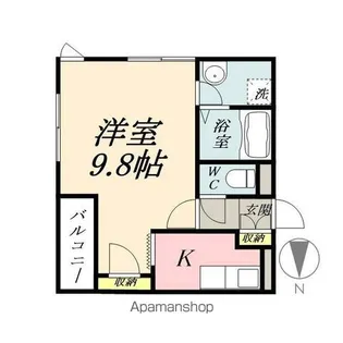 エディフィシオ横内【2階】の間取り