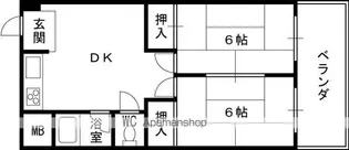 メゾン深野【4階】の間取り