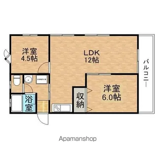 マ・メゾン野久保【201号室】の間取り