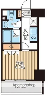 CITY LUX TOBE【7階】の間取り