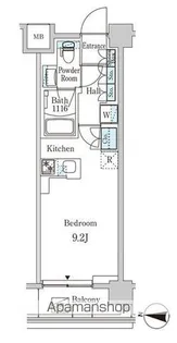 ジオエント中野弥生町【2階】の間取り