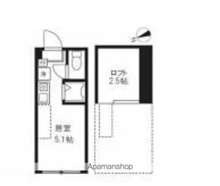 ハーモニーテラス西荻南【207号室】の間取り