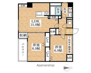 VILLA ソフィア【4階】の間取り