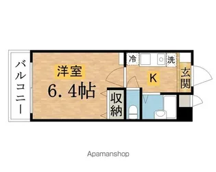 びおら女子学生寮【209号室】の間取り