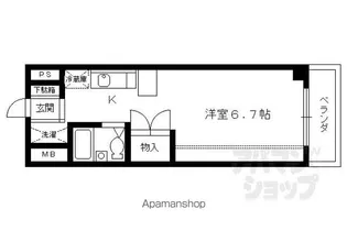 アクトI【202号室】の間取り