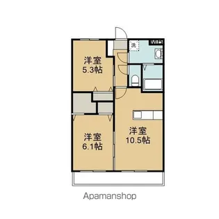 マルシエロ【303号室】の間取り