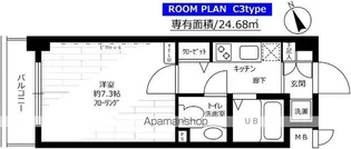 ステージグランデ市谷薬王寺【3階】の間取り