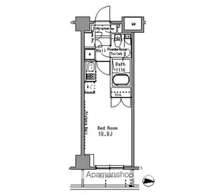 東京都杉並区和田1丁目【マンション】の間取り