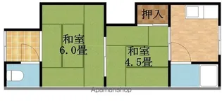 池田文化2号棟【18号室】の間取り