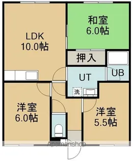 3LDKの間取り画像