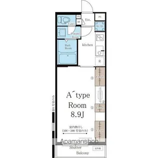 リブリ・la milonga【1階】の間取り