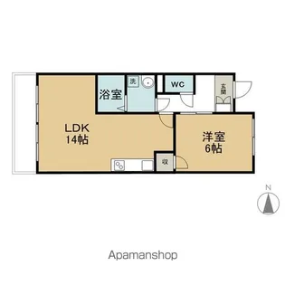 タキオンB【2階】の間取り