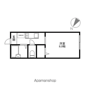 サニースポット【105号室】の間取り