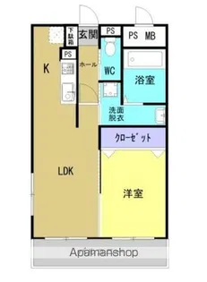 グランディールはませんI【3階】の間取り