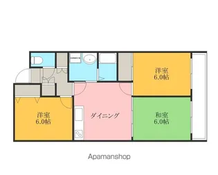 フレンテ大宮【1階】の間取り