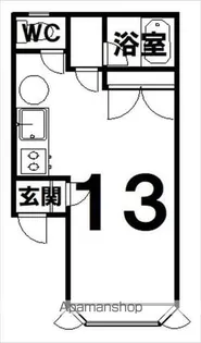 エレガントハウス【205号室】の間取り