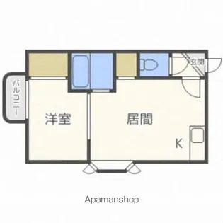 ローヤルハイツ澄川【301号室】の間取り