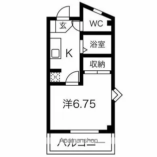 プリミエール八田【4階】の間取り