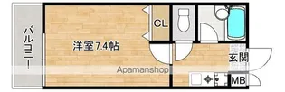 KS鳥飼APARTMENT【202号室】の間取り