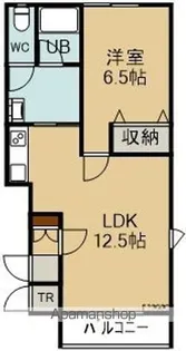 BARRY美原Ⅱ(バリーミハラツー)【3階】の間取り