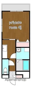 BMビルⅡ【4階】の間取り