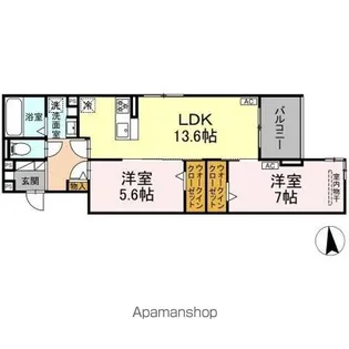 グランカメリア【2階】の間取り