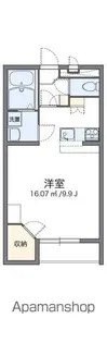 レオパレスソレイユⅡ【1階】の間取り