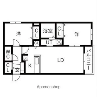 TERRACE SOEN【2階】の間取り