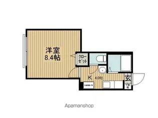 シャンブル【1階】の間取り