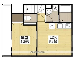 ロイヤルヴィラ皆実町 B棟【3階】の間取り