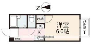 フォブール今里【1階】の間取り