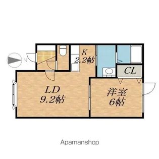GREEN FIELD(グリーンフィールド)【1階】の間取り