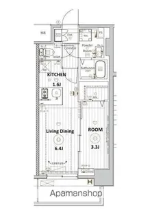 メイクスアート名古屋城西【2階】の間取り