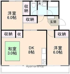 K’SB大塚Ⅰ【301号室】の間取り