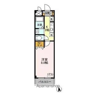 荒井第2ビル【3階】の間取り