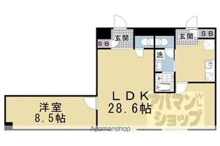 RITZ神田【208号室】の間取り
