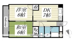 プロスパリティ【302号室】の間取り