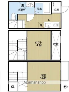 ラ・ルーチェ【1階】の間取り