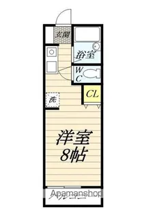 コーポK&U【2階】の間取り